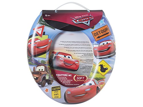 Lulabi 8052 Reductor WC Soft Disney Cars Nw plástico y PVC Artículos para niños, multicolor