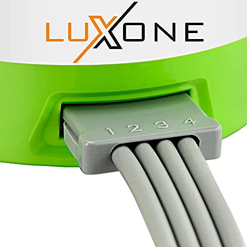 LUXONE Equipo Completo De Presoterapia Pórtatil Para Casa - Dispone 10 Intensidades y 3 Programas - Incluye Accesorios Brazos, Piernas, Glúteos y Abdomen – Muy Fácil De Usar – Resultado Profesional