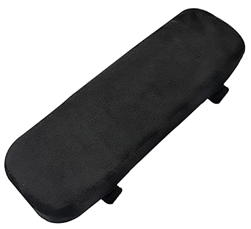 Lvjkes Almohadilla de reposabrazos, Almohadillas para Apoyabrazos, Cojín para reposabrazos de Silla Espuma viscoelástica ergonómica Suave para descompresión de Codos y antebrazos (Negro)