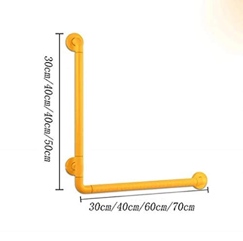 LXJJDGF-FUSH Barandilla, Pasamanos Baño Antideslizante, Barra De Agarre De Acero Inoxidable, Minusválidos Cuarto De Baño En Forma De L-Soporte Antideslizante For Bañera, Escaleras, Cocina