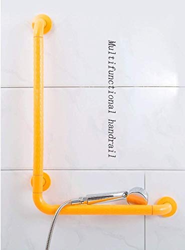 LXJJDGF-FUSH Barandilla, Pasamanos Baño Antideslizante, Barra De Agarre De Acero Inoxidable, Minusválidos Cuarto De Baño En Forma De L-Soporte Antideslizante For Bañera, Escaleras, Cocina