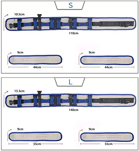 LXT-KL Soporte de apoyo de movilidad de pie para caminar con soporte de elevación para ambulación, equipo médico para silla de ruedas (tamaño S: S)