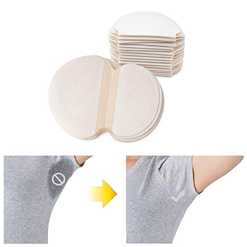 LZYMSZ 40 Piezas Almohadillas Para el Sudor de Axilas, Las Almohadillas Desechables Para el Sudor Combaten la Hiperhidrosis Para Hombres y Mujeres, Sin Perfume, Invisible, Cómodo (40 Piezas/20 Par)