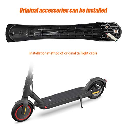 M365 Pro 2 Guardabarros trasero para scooter eléctrico, Guardabarros Con matrícula y luces, Soporte Guardabarros Trasero Guardabarros Trasero y Soporte para Xiaomi M365/M365 Pro/M365 1S Accesorio