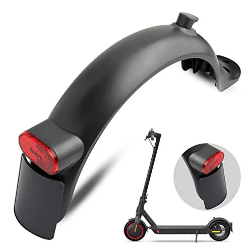 M365 Pro 2 Guardabarros trasero para scooter eléctrico, Guardabarros Con matrícula y luces, Soporte Guardabarros Trasero Guardabarros Trasero y Soporte para Xiaomi M365/M365 Pro/M365 1S Accesorio