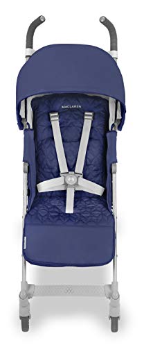 Maclaren Quest silla de paseo tipo paraguas compacto y ligero, Para niños de recién nacidos hasta 25 kg, capota extensible con factor UPF 50+, asiento reclinable, Incluye protector para la lluvia