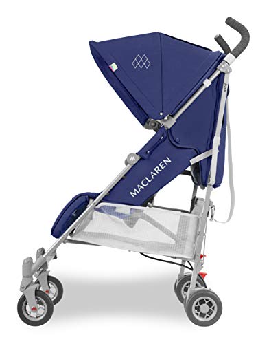 Maclaren Quest silla de paseo tipo paraguas compacto y ligero, Para niños de recién nacidos hasta 25 kg, capota extensible con factor UPF 50+, asiento reclinable, Incluye protector para la lluvia