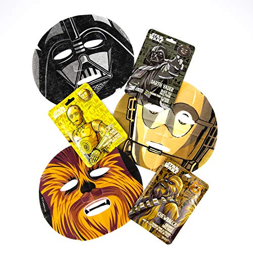 Mad Beauty, Pack 3 Mascarillas Faciales con Licencia Oficial Star Wars