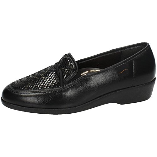 MADE IN SPAIN 67473 Mocasines Negros SEÑORA Zapatos MOCASÍN Negro 39