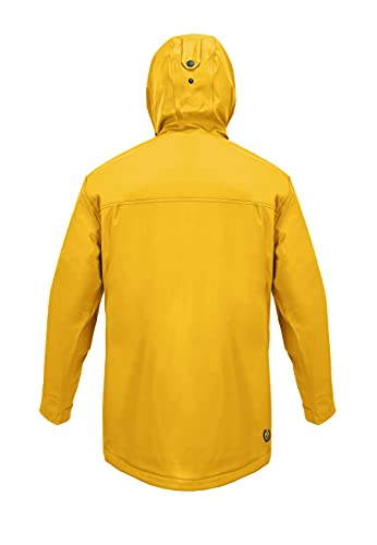 MADSea Friesennerz - Chubasquero con forro polar para hombre, amarillo, XXXL