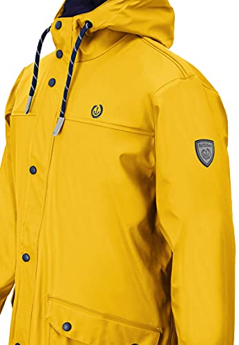 MADSea Friesennerz - Chubasquero con forro polar para hombre, amarillo, XXXL