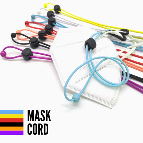 MAGIC SELECT – 10 Piezas Cordón Mascarilla Salvaorejas – Cordón de Cuello para Máscara o Gafas – Correa Ajustable para llevar la Mascarilla para Niños y Adultos (CM1691)