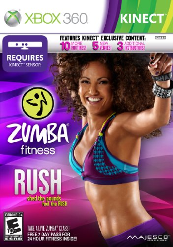 Majesco Zumba Fitness Rush, Xbox 360, ESP Xbox 360 Español vídeo - Juego (Xbox 360, ESP, Xbox 360, Danza, Modo multijugador, E10 + (Everyone 10 +))