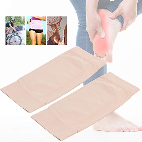 Manga de talón acolchada 1 par con fuerte dureza tendón protector de talón para amortiguación y protección de golpes de Haglunds, tendinitis de Aquiles y bursitis