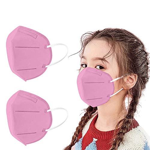 MaNing-Sets Niños Protección 20-100 Unidades con Elástico para Los Oídos 20210121-MANIN-K009 (Rosado 20PC)