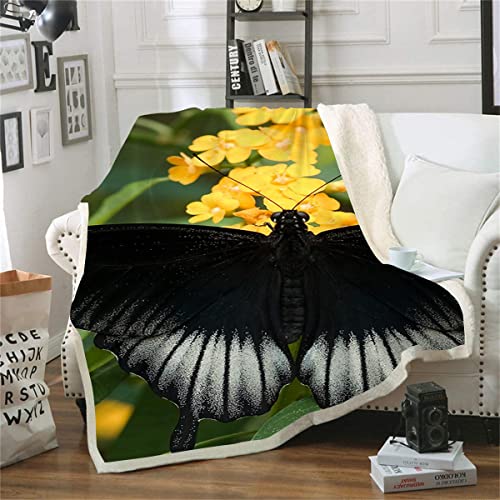 Manta Estampada para rascar Cola de Golondrina Manta Estampada para sofá Manta cómoda Impresa para Cama y sofá (180x220cm) Manta de impresión 3D