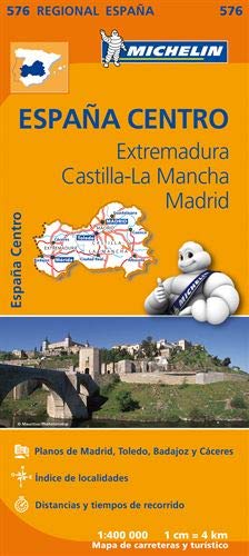 Mapa Regional Extremadura, Castilla la Mancha, Madrid (Carte regionali)