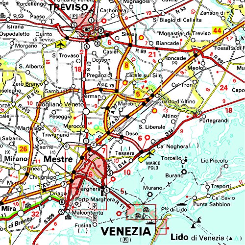 Mapa Regional Italia Nord Est (Carte regionali)