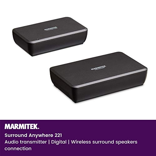 Marmitek Surround Anywhere 221 - Transmisor de audio - digital - conexión inalámbrica con altavoces surround