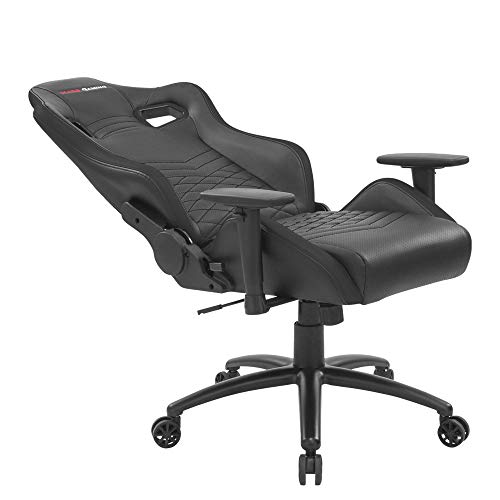 Mars gaming MGCXNEOBK, Silla Gaming Premium AIR, PU, Cojines Removibles, Negro