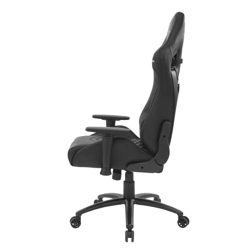 Mars gaming MGCXNEOBK, Silla Gaming Premium AIR, PU, Cojines Removibles, Negro