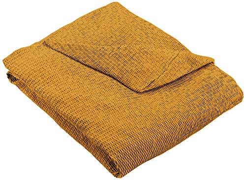 Martina Home Tunez Funda Elástica para Sofá, Amarillo (Mostaza), 3 Plazas (180-240 cm)