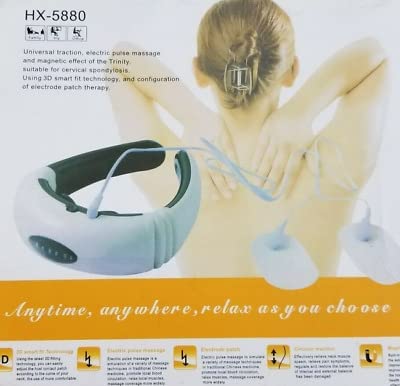 Masajeador de cuello - Masajeador cervical - Masajeador eléctrico de cuello con 6 modos de masaje - Dispositivo relajante zona cervical