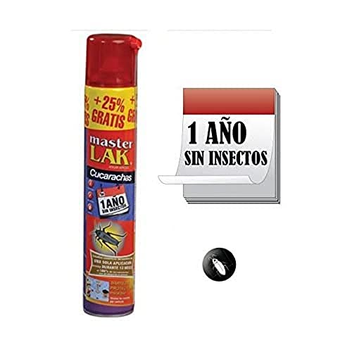 Masterlac Aerosol para eliminar Hormiga abeja - Efecto Fulminante - 1 año sin Hormiga - Bote con 750 ml