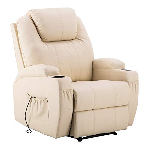 MCombo 7061 - Sillón de relax eléctrico con función de vibración y calefacción