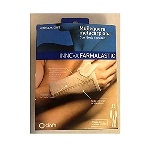 MEDIALAST MUÑEQUERA METACARPIANA Blanca TRUMA Plus Pantimedias, Negro, Mujer