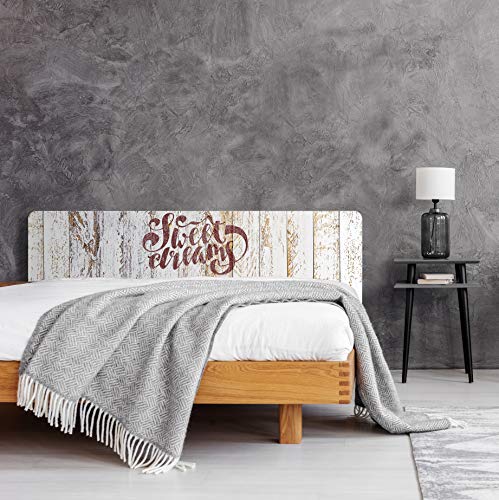 MEGADECOR Cabecero Cama PVC 10mm Decorativo Económico. Zaragoza (115cm x 60cm)