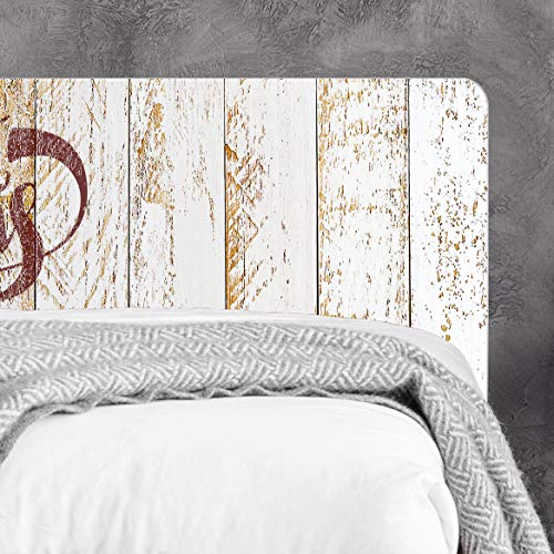 MEGADECOR Cabecero Cama PVC 10mm Decorativo Económico. Zaragoza (115cm x 60cm)