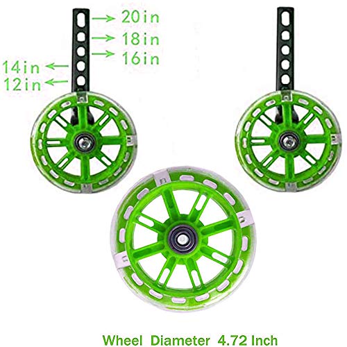MEISHANG Estabilizador de Bicicletas para Adultos,Ruedas de Entrenamiento Goma para Bicicleta de Niño,Bicicleta Infantil Ruedines