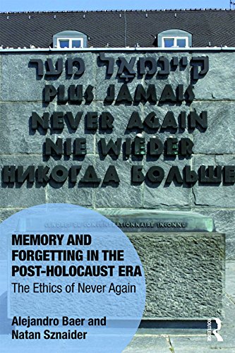 Memory and Forgetting in the Post-Holocaust Era: The Ethics of Never Again (Memory Studies: Global Constellations) (English Edition)