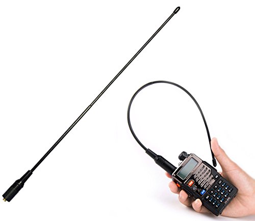 Mengshen Gain Antenna Dual Band SMA-Female for Most Handheld Two Way Radio transceptor Include Baofeng Walkie Talkie UV-5R UV-82 BF-888S, UV-5R_T2