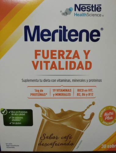 Meritene fuerza y vitalidad duplo café descafeinado (30 sobres)