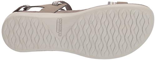 Merrell District Mendi Backstrap, Sandalias de Talón Abierto para Mujer, Marrón Brindle, 38 EU