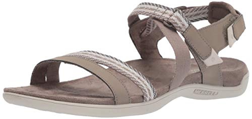 Merrell District Mendi Backstrap, Sandalias de Talón Abierto para Mujer, Marrón Brindle, 38 EU