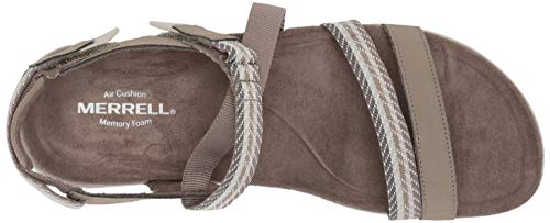 Merrell District Mendi Backstrap, Sandalias de Talón Abierto para Mujer, Marrón Brindle, 38 EU