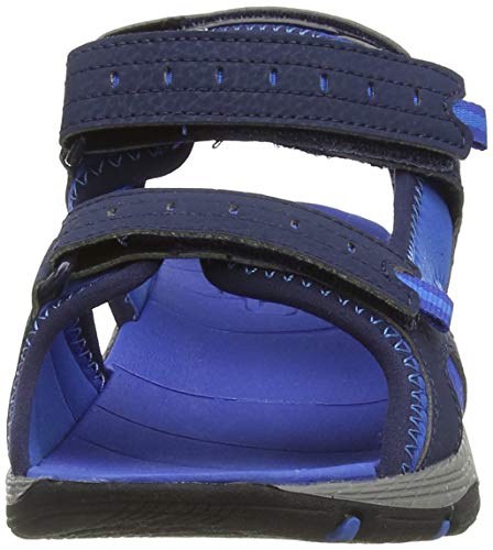 Merrell Sandalias con tira al tobillo Panther 2.0 para niños, unisex, azul marino, 37 EU