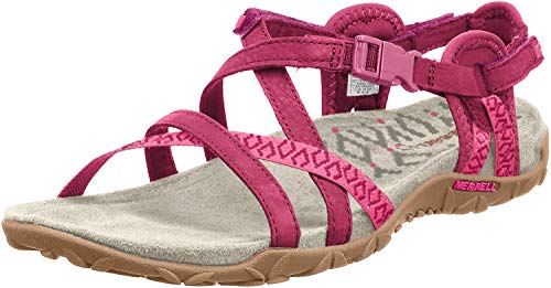 Merrell Terran Lattice Ii Tira de tobillo para Mujer, Morado (FUCHSIA), 38 EU