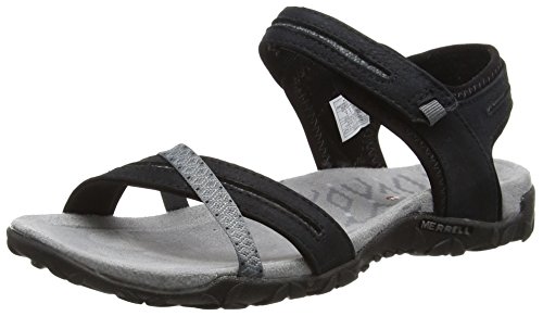 MerrellTerran Cross Ii - Sandalias para mujer, color negro, talla 39 (6 UK)