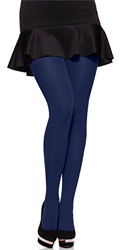 Merry Style Medias Microfibra Tallas Grandes Plus Size Mujer MS 162 60 DEN (Azul Oscuro, XXXXL)