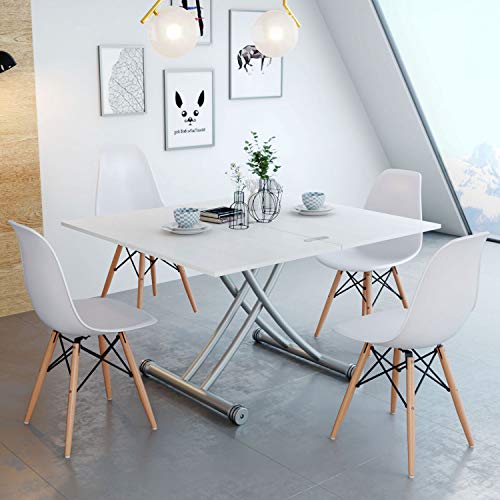 Mesa de centro multifuncional Jesfuerzdoutlet para comedor, sala de estar moderna y creativa, cocina, muebles