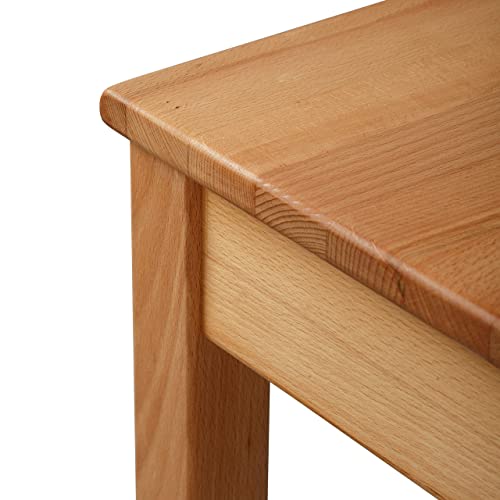 Mesa de comedor Tomas de madera de haya (100% madera FSC), 70 x 50 x 75 cm