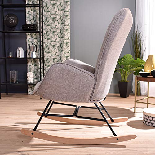 MEUBLE COSY Sillón Mecedora Moderna Sillas Relax De Salón Dormitorio Comedor