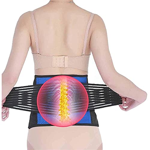 MIAE Cinturón De Soporte Lumbar para La Espalda, Diseño Ergonómico Y Material Transpirable, para Hernia Discal, Ciática Y Escoliosis,130cm