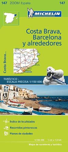 Michelin ZOOM MAP: Costa Brava, Barcelona y alrededores (Mapas Zoom Michelin)