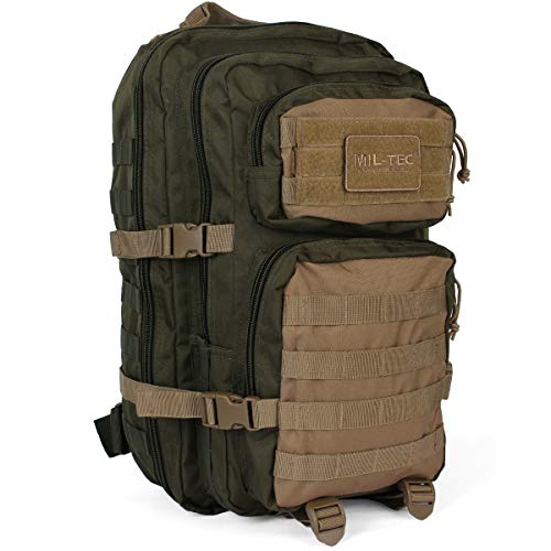 Mil-Tec US Assault Mochila Grande Ranger Green/Coyote