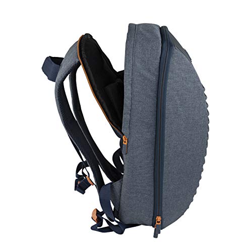 MILAN® Mochila semirrígida 2 cremalleras Igloo II gris (23l)